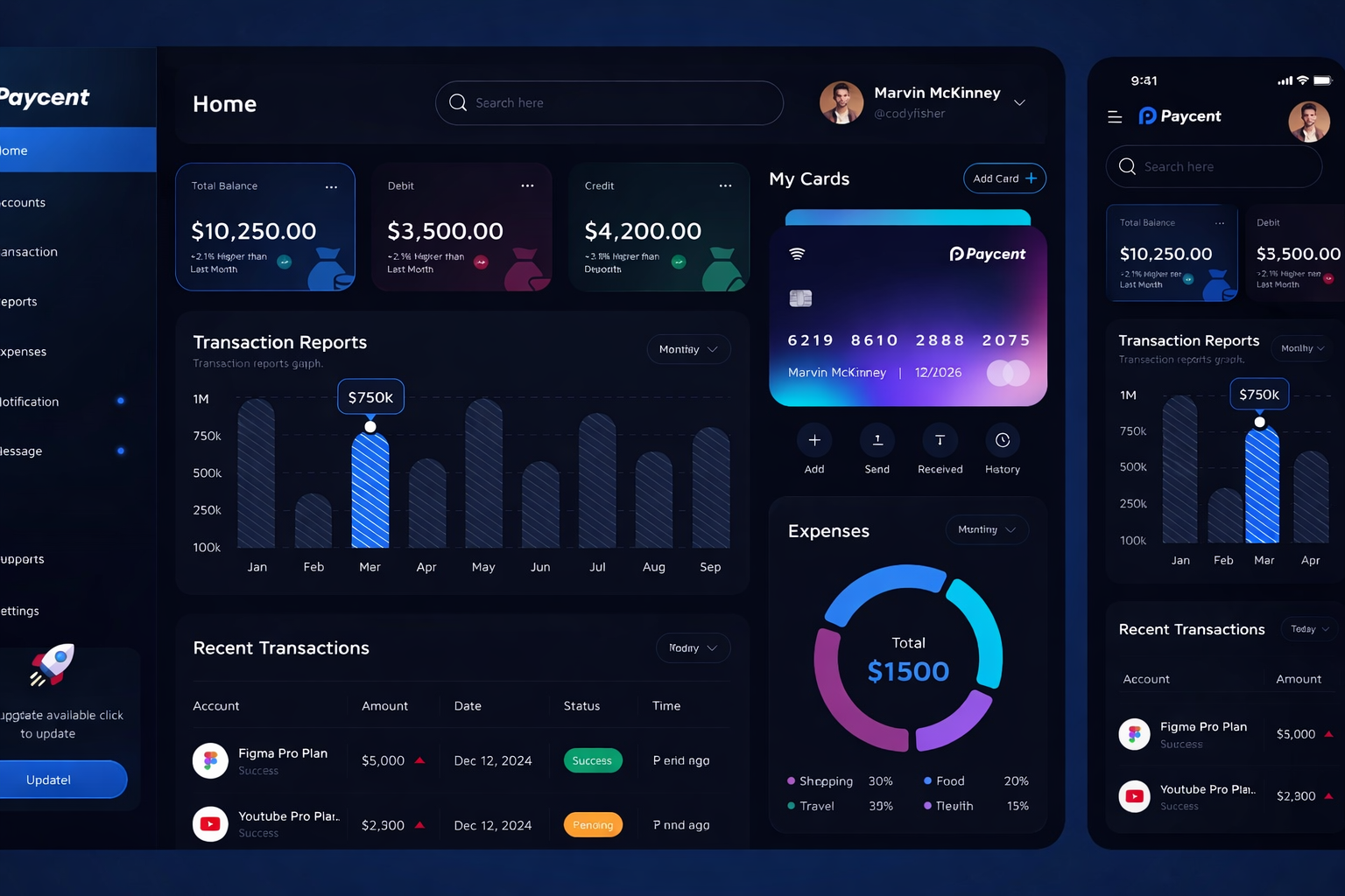 Fintech Dashboard Project